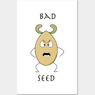 bad seed gardener design Posters and Art